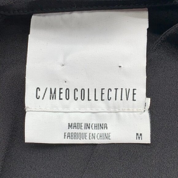 C/Meo Collective Black Long Sleeve Blouse - Picture 4 of 6